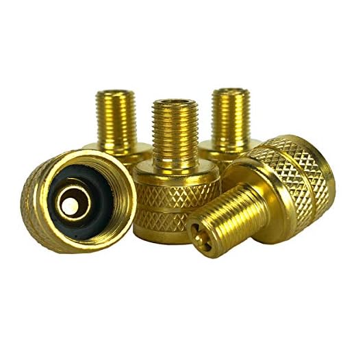 Haltec 5 8807N-4 Large Bore Tire Valve Adapters to Standard Bore OTR Truck Farm