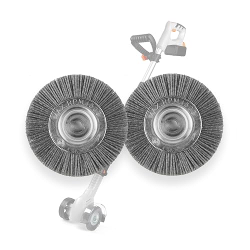 VonHaus Weed Remover Replacement Nylon Wheel Brushes Pack of 2 – Spare Attachment for The VonHaus 20V Cordless Weed Cleaner/Sweeper Machine