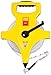 Starrett KTS537-300-N ABS Plastic Yellow Case Open Reel Fiberglass Long Tape, English Graduation Style, 300