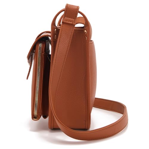 Dollver Crossbody Purse, Dollver Crossbody Leather Bag, Multi-Pocket Shoulder Bag with Adjustable Strap2