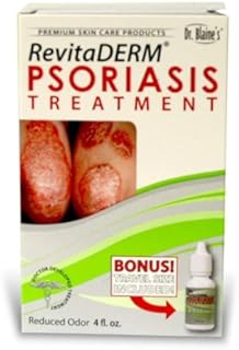 Dr. Blaine’s REVITADERM Psoriasis Formula - Soothing Topical Cream with Coal Tar, Tea Tree Oil and Lavender Oil for Itching, Flaking, Dry, Cracked Skin Relief - 4 fl. oz. - Includes Travel Size Bottle