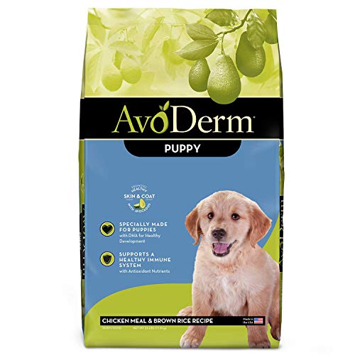 Avoderm Natural Puppy Dry Dog Food, Dha For Brain & Eye Development, Chicken & Brown Rice Formula, 26 Lb #TOP4