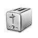 bella 2 Slice Toaster, Quick & Even Results Every Time, Wide Slots Fit Any Size Bread Like Bagels or Texas Toast, Drop-Down Crumb Tray for Easy Clean Up, Stainless Steel