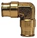 Dixon 658 Forged Brass Push-in Union Elbow 1/4" Tube OD