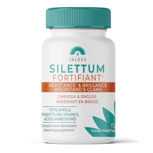 SILETTUM Fortificante Caja de 60 Comprimidos | Para Cabello y Uñas Fuertes, Resistentes y Vitales | Laboratoire Jaldes