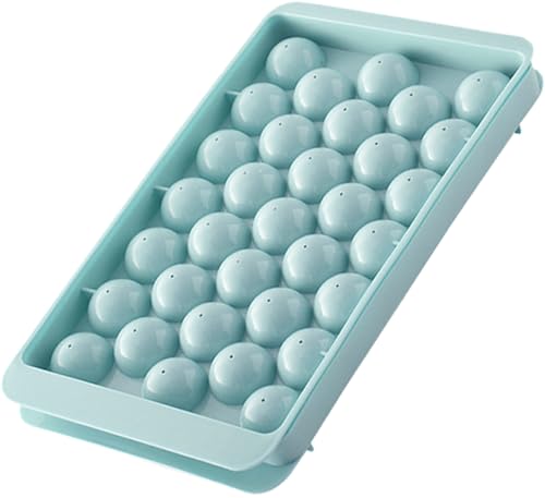 Molde para cubos de hielo esféricos con tapa 33 piezas miniatura 1