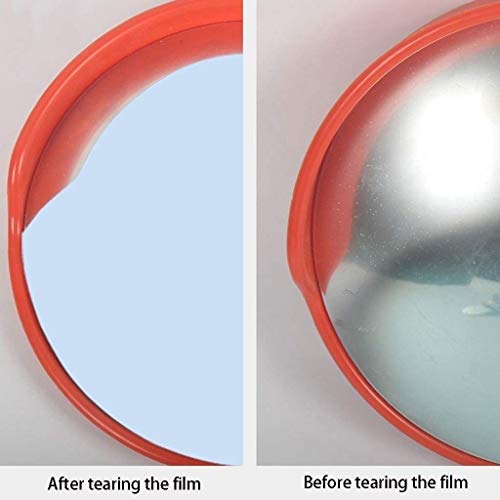 Miroir de sécurité multifonction plastique rouge grand angle de circulation 100cm - 5