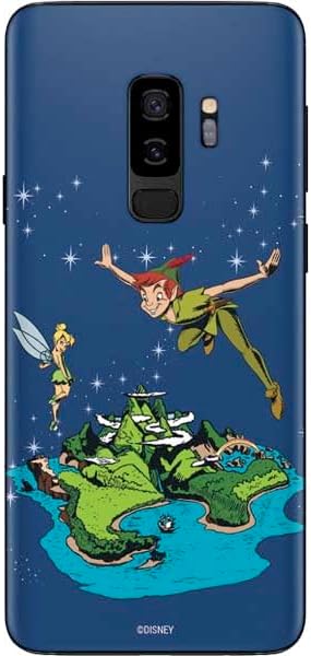 Skinit Decal Phone Skin Compatible with Galaxy S9 Plus - Officially Licensed Disney Peter Pan and Tinker Bell in Neverland Design