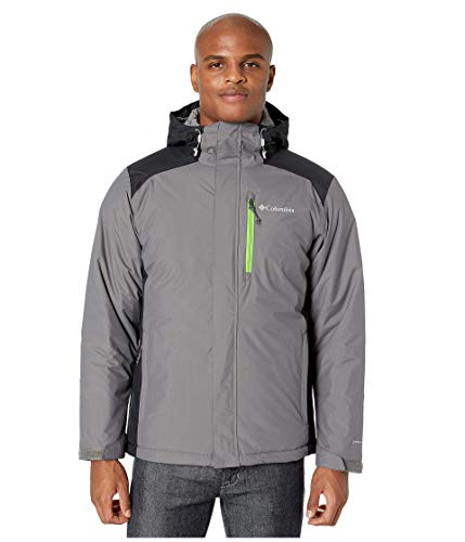 Image of Columbia Tipton Peak Insulated Jacket City Grey /Black Nuclear XL