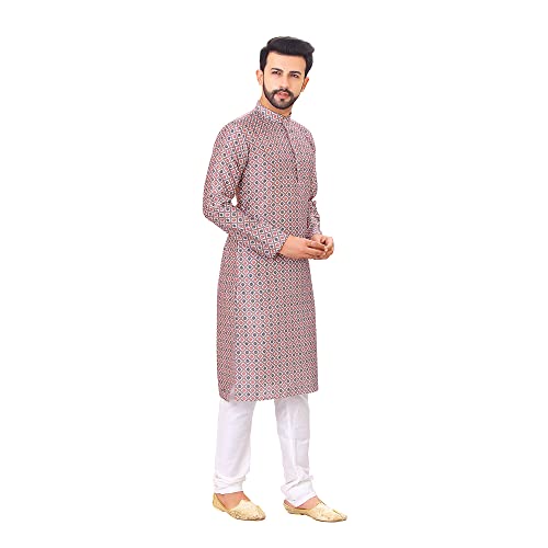 Tathastu Mens Silk Blend Kurta Pyjama Set3