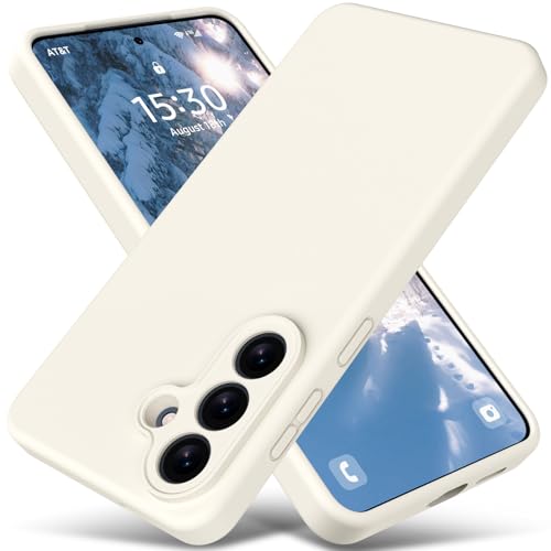 Varikke for Samsung Galaxy S26+/Plus Case Liquid Silicone Thin, Cream White by Varikke - Used condition - US$12.99