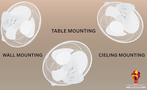 Image of STARVIN Cabin Fan Office Fan 12Inches 300 MM 100% Copper Motor High Speed 1 Year Warranty HSLV Technology || White || SD22