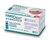 Fimodent Travel Collutorio - Clorexidina 0.20% con SPDD (Sistema Protezione Discromie Dentali) e gradevole gusto menta - Trattamento antiplacca e antibatterico prolungato - 14 monodose da 10mL
