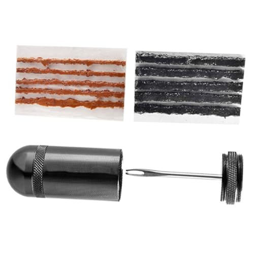 POPETPOP Emergency Tire Repair Kit for Bicycles Includes Tire Plugs Repair Strips and Strings for Cycle Tire Repair on The Go