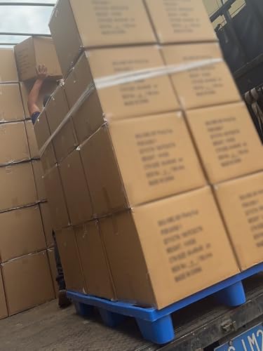 Palets Plastico, Palet europeo Plataforma De Almacenaje Comercial, Plataforma De Almacenamiento Con Ventilación De Plástico Para Garaje, Sótano, Supermercado Y Oficina En Casa, Exterior Jardín(1 Pack,
