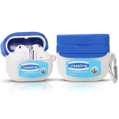 XMBYGY Hülle für Samsung Galaxy Buds 3 und für Galaxy Buds 3 Pro Ohrhörer mit Karabiner Silikon Aufladung Stoßfeste Schutz Fall mit Karikatur Haut Design für Mann Frau Teen (VSL)