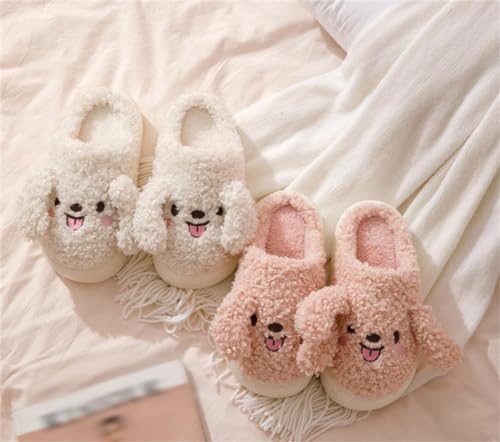 Women's Slippers Dog Slipper Adult Cotton Slippers Animal Slipper Thick Bottom Home Slippers for Winter Warmth Slippers3