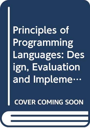 Principles Programming Language 2e Ise: MacLennan, Hugh: 9780030219993 ...