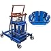 HQHAOTWU Portable Brick Making Machine Semi-Automatic Hollow Soil Block Forming Machine Paving Brick Size 15.7X7.8X7.8in(400 * 200 * 200mm) 220V