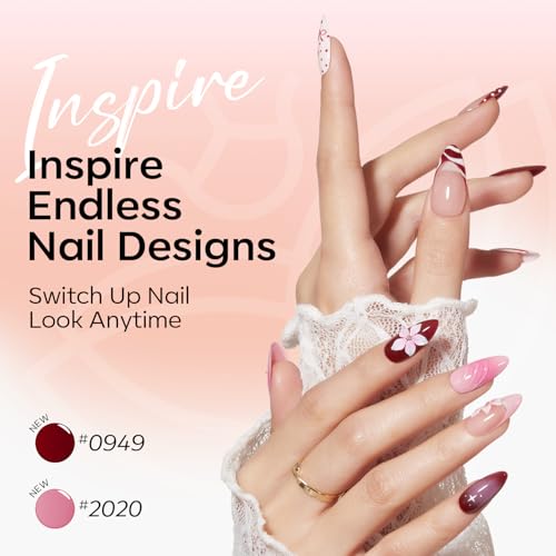 Image of modelones 12Pcs 15ML Gel Nail Polish Set , Same Color Same Bottle Jelly Nude Pink Red Beige Skin Tones Neutral Brown Hema-free Gel Polish Kit 2026 Spring Soak Off Gel Polish Set Manicure Nail Art DIY
