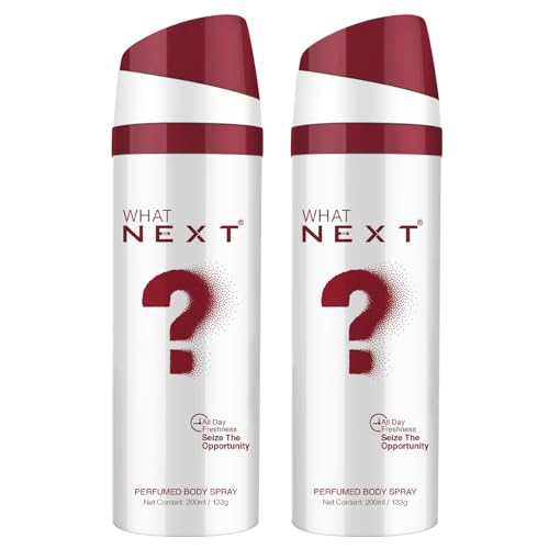 Image of Next Care What Body Spray for Men & Women | Long Lasting Deodorant Spray | Unisex Fragrance Body Spray | 200ml Each (Pack of 2)