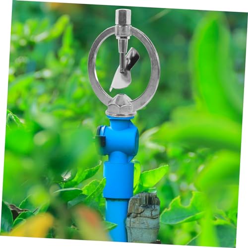 Arroseur rotatif robuste en zinc finition argentée - 7