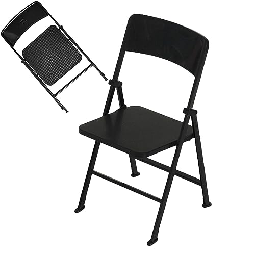 DMAIS Chaise Pliante pour enfantts, Chaise de Bureau rembourrée Pliable en PVC, Chaise de Camping Jouet, Chaise Pliante Miniature légère, Chaise Amusante pour...