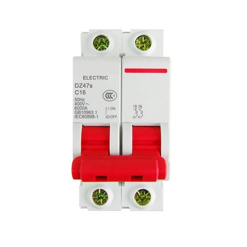 Disjoncteur DZ47s bipolaire 10A courbe C pour tableau électrique