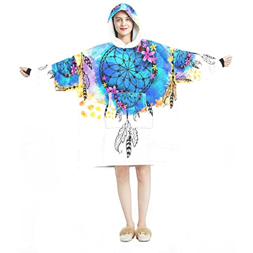Sweat à capuche surdimensionné pour des soirées cocooning en flanelle sherpa