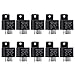 Produktbild Ehdis 10 Stück Relais 12V 40A Car Relais Moto 5 Pin Spule Motorrelais Schütz Relaisschalter Strom, Auto Schalter Vorspeisen Spdt Modell Nr: JD2912-1Z-12VDC 40A 14VDC
