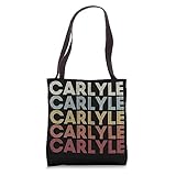 Carlyle Illinois Carlyle IL Retro Vintage Text Tote Bag