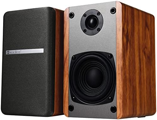 Singing Wood T25 Passive 2 Way Bookshelf Speakers with preinstalled Wall Mount Bracket- 4 inch woofer and Silk Dome Tweeter- Receiver or Amplifier Needed to Operate- 60 Watts(Beech Wood-Pair)