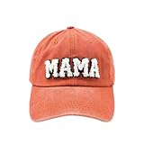 Fashionable English Letter Embroidered Solid Color Baseball Hat Outdoor Sunshade Duck Tongue Hat (Orange, One Size) Umbrella Hat