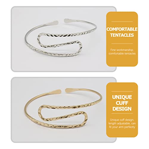 Lurrose 2 Pulseira Em Forma de Corpo Pulseira Ajustável Superior Jóias para Meninas Bracelete Femini