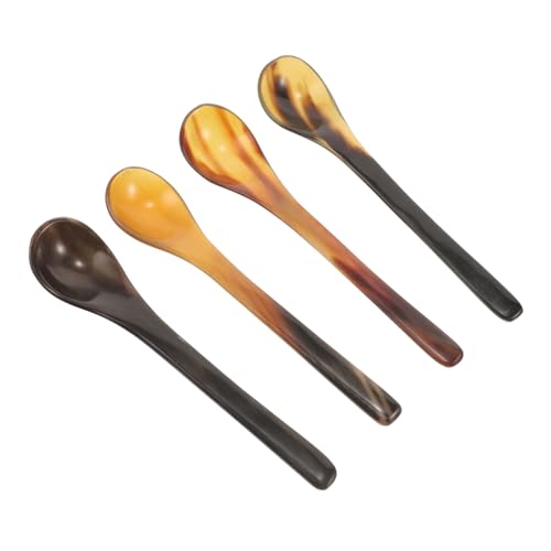 Yardenfun 4stücke Honiglöffel Kaffeelöffel Eisteelöffel Dessertlöffel Löffel Mit Langem Griff Kaffeerührlöffel Teelöffel Mehrzwecklöffel...