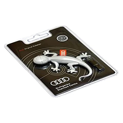 Audi 000087009A Gecko Air Freshener, Light Grey, Orange Fragrance Cover