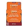 Cantu Coconut Curling Cream 12 oz & Edge Stay Gel 2.25 oz Bundle
