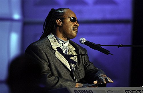 Stevie Wonder performing Photo Print (10 x 8)