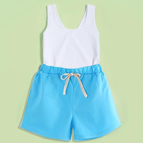 Toddler Shorts for Boys Girls Pull On Cotton Summer Shorts Casual Clothes Short Pants 5 Pack4