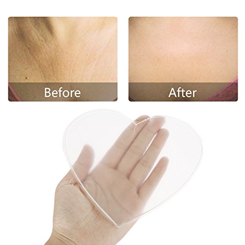 Almohadilla antiarrugas, 1 almohadillas de silicona reutilizables e invisibles, cuidado de la piel para las mujeres para… - Imagen 3