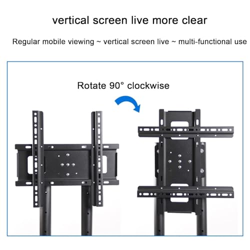 Soporte móvil para TV de 32-60 pulgadas ajustable miniatura 3