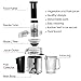 MegaChef Wide Mouth Extractor Juice Machine with Dual Speed Centrifugal Stainless Steel Juicer, 3.5 Cup, Chrome Silver
