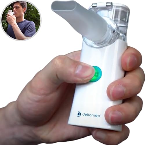 Nebulizador Mesh Inalador Ultrassônico Portátil Usb Bivolt Dellamed