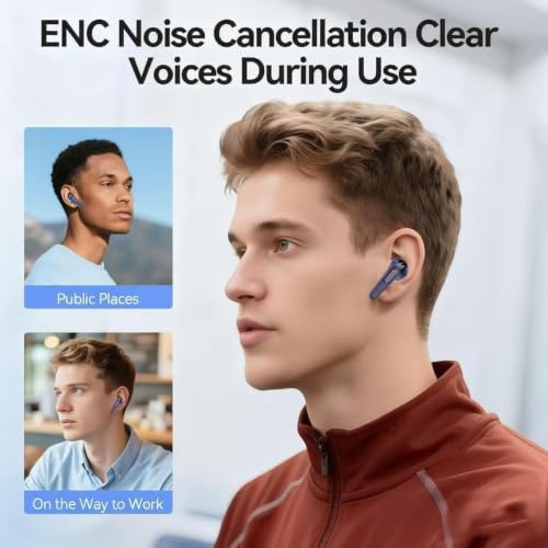 Image of Wireless Earbuds 5.3 in-Ear Headphones 48H playtime earbuds Hi-Fi Stereo