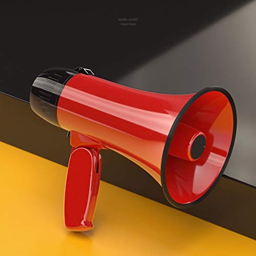 CLISPEED Alto-Falante Megafone Portátil de Mão Leve Megafone Gravação Megafone para Futebol Futebol