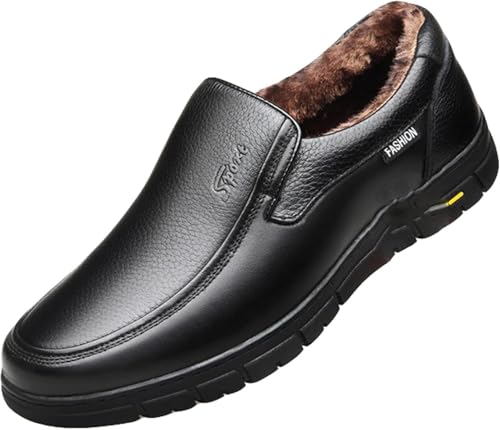 Men's Leather Loafers, Comfortable Slip on Shoes, Office Formal Shoes, Casual Men's Shoes, Round Toe Loafers 5