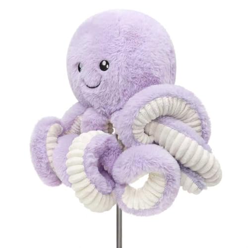 Housse de golf contre rayures de bois et driver en peluche violette