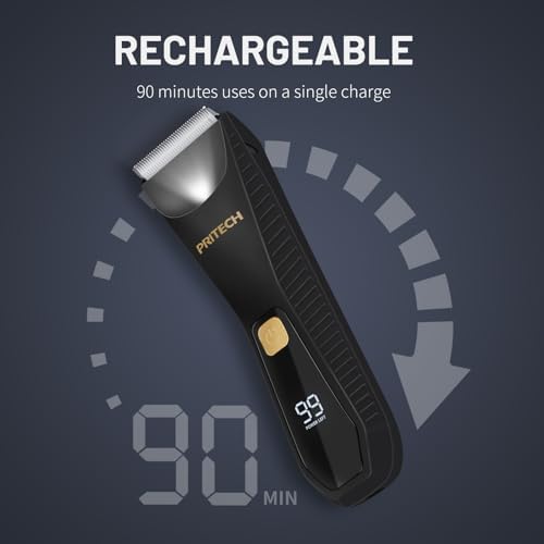 PRITECH Manscape Body Hair Trimmer for Men — alternate angle