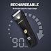 PRITECH Manscape Body Hair Trimmer for Men - Waterproof Pubic Hair Ball Trimmer, Ceramic Blade Electric Razor Body Shavers for Men with USB-C Charging, Wet & Dry Use, Nick-Free Grooming Set, Gift