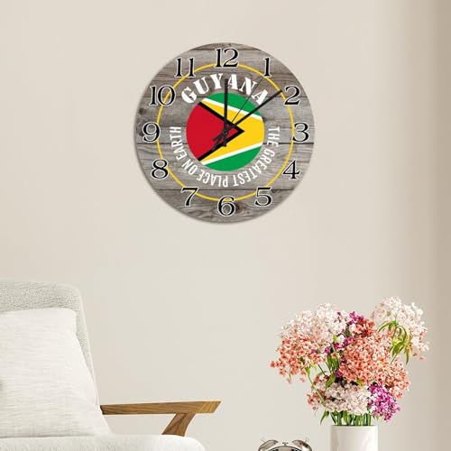 Horloge murale Guyane de qualite superieure 38cm design grand format